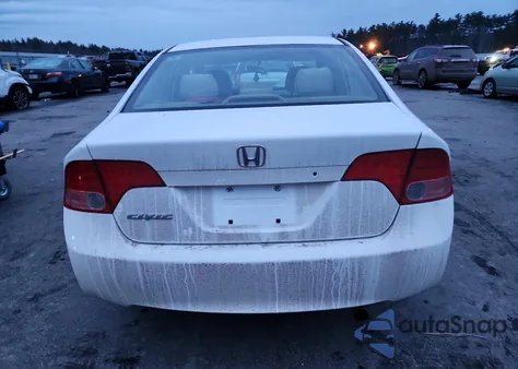 2008 Honda Civic Lx z USA, uszkodzony, nr VIN 2HGFA16568H341184